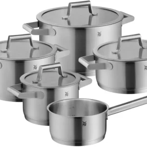WMF Pannenset Comfort Line - 5 Delig - Kookpan ø 16, 20, 20 en 24 cm en Steelpan ø 16 cm
