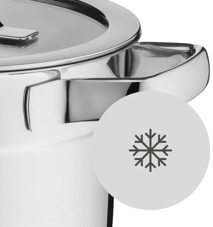 WMF Pannenset Compact Cuisine - 5 Delig - Kookpan ø 16, 16, 20 en 20 cm en Steelpan ø 14 cm