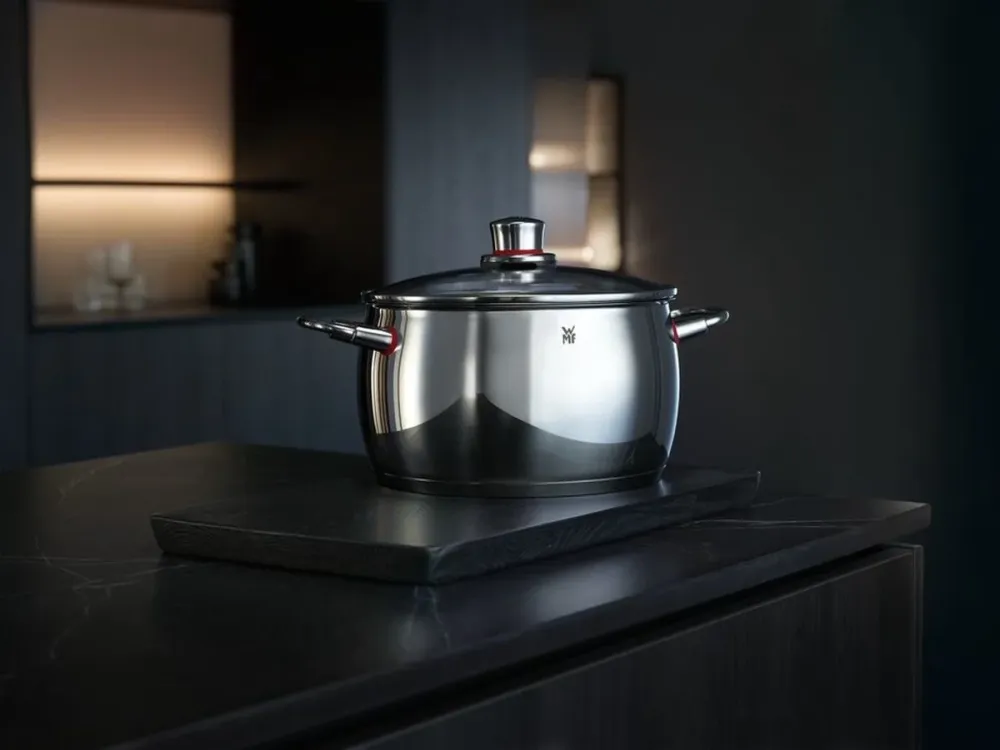 WMF Pannenset Quality One - RVS 5-Delig Inclusief GRATIS Cookinglife Kookgerei set - Kookpan ø 16, 20, 20 en 24 cm en Stee...