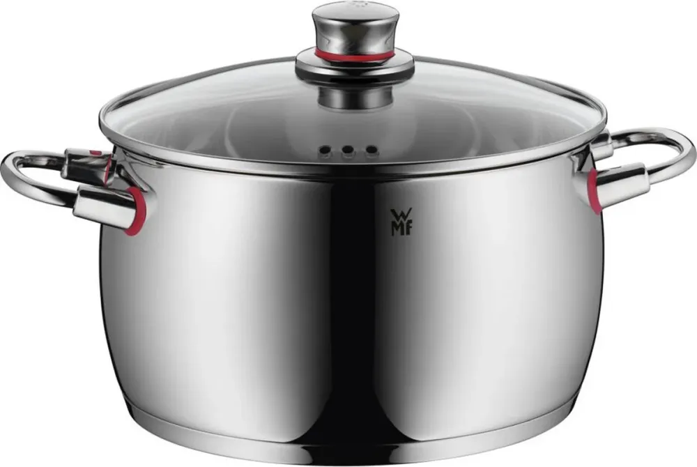 WMF Pannenset Quality One - RVS - 5 Delig - Kookpan ø 16, 20, 20 en 24 cm en Steelpan ø 16 cm