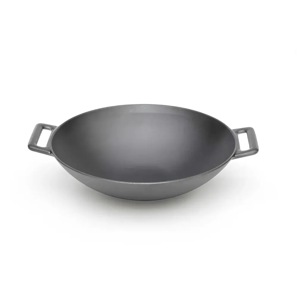 Wok 31cm - Geëmailleerd Gietijzer