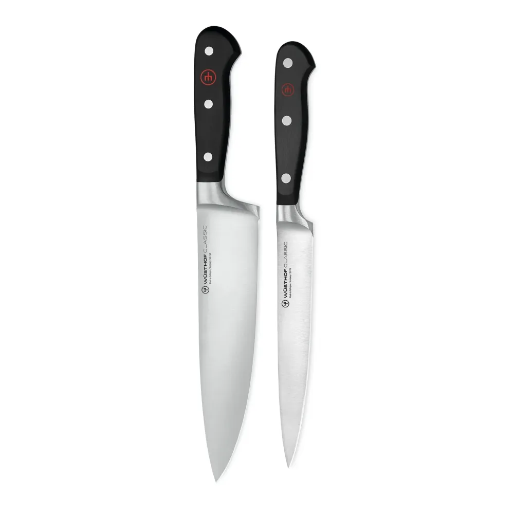 Wüsthof - Classic 2-delige Messenset - Koksmes + Fileermes Wusthof