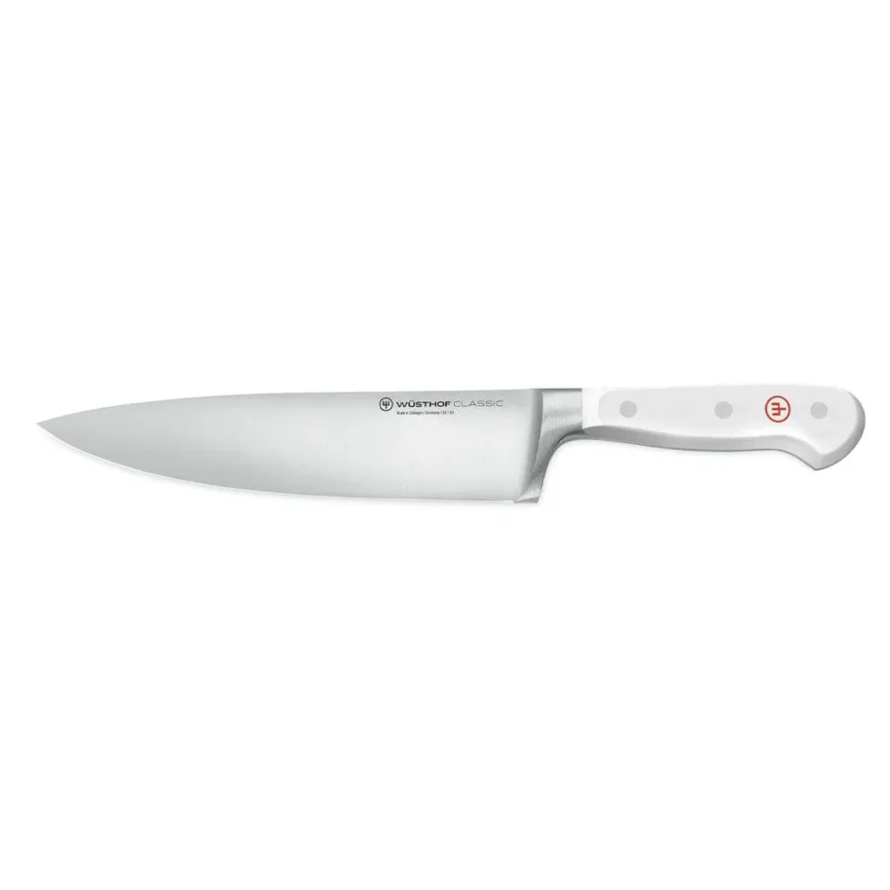 Wusthof - Classic Messenset 6-delig met Santoku Wit met blok