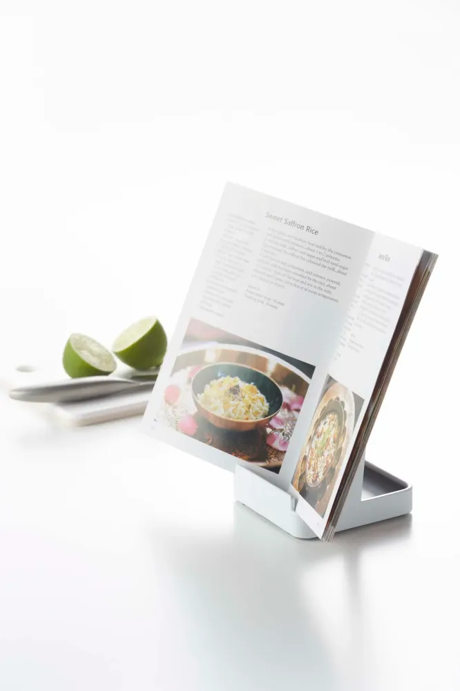Yamazaki Deksel en pollepel standaard - Tower - wit