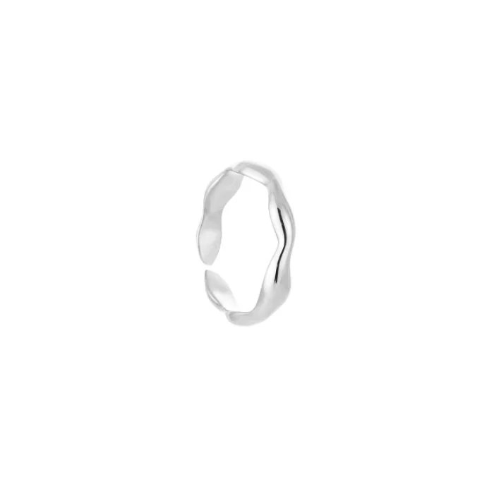 Ring Basic Wave zilver Yehwang