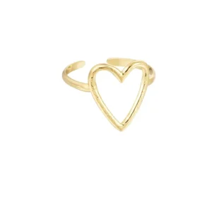 Ring Big Heart goud Yehwang