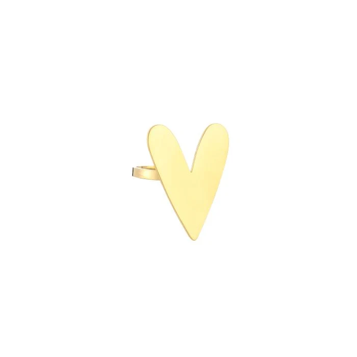 Ring XL Heart goud Yehwang