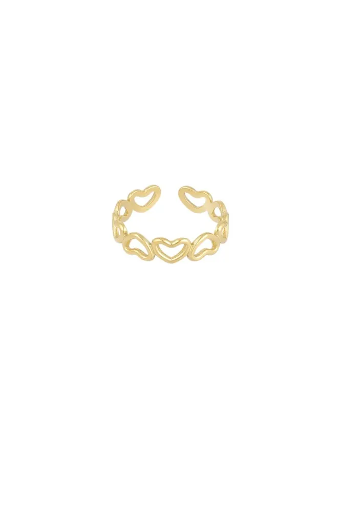Ring Hearts goud Yehwang