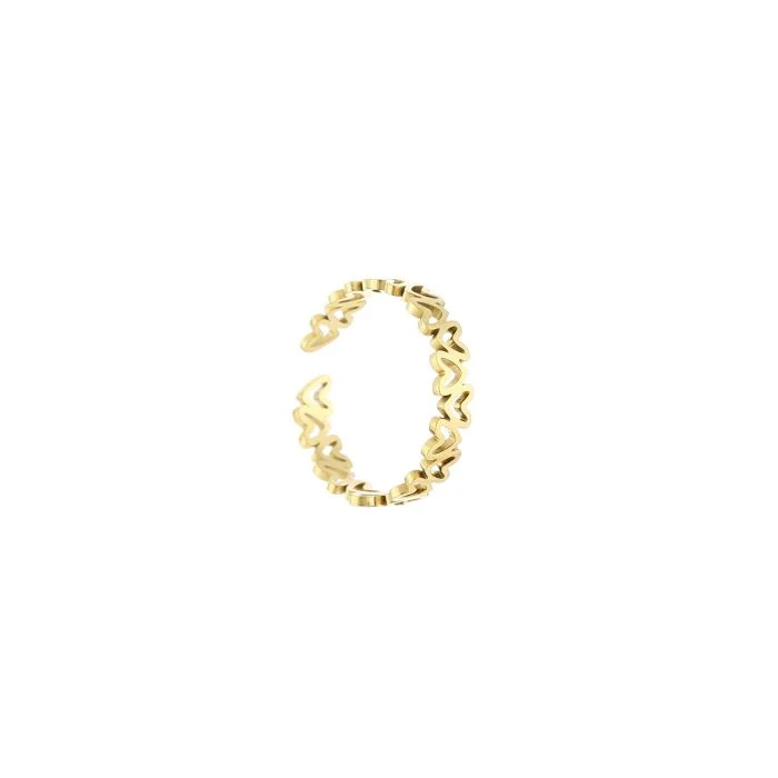 Ring Little Hearts goud Yehwang