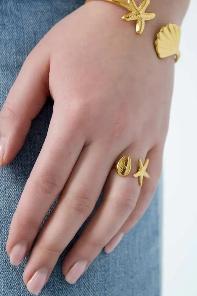 Ring Summer Vibes goud Yehwang