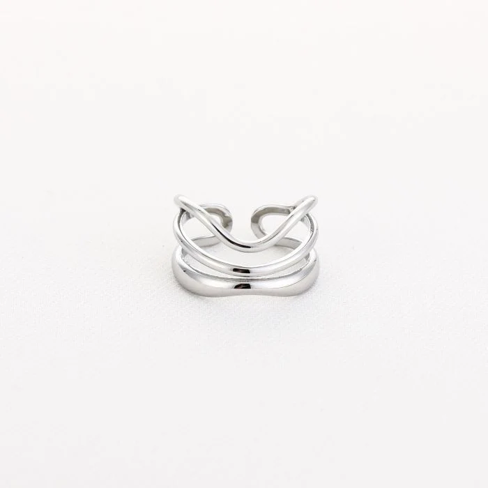 Ring Wavy zilver Yehwang