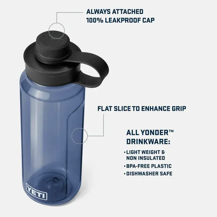 Yonder Tether waterfles 1L - donkerblauw