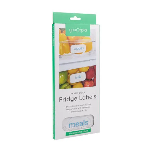 YouCopia-herbergbare koelkastlabels (pakket van 10)