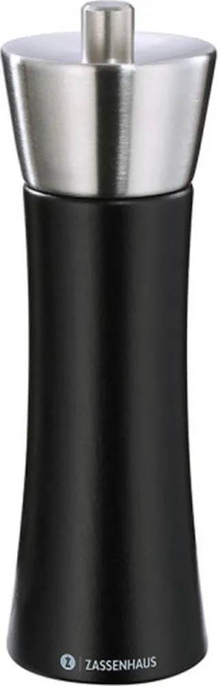 Zassenhaus Peper- en Zoutstel AUGSBURG 18 cm zwart/wit