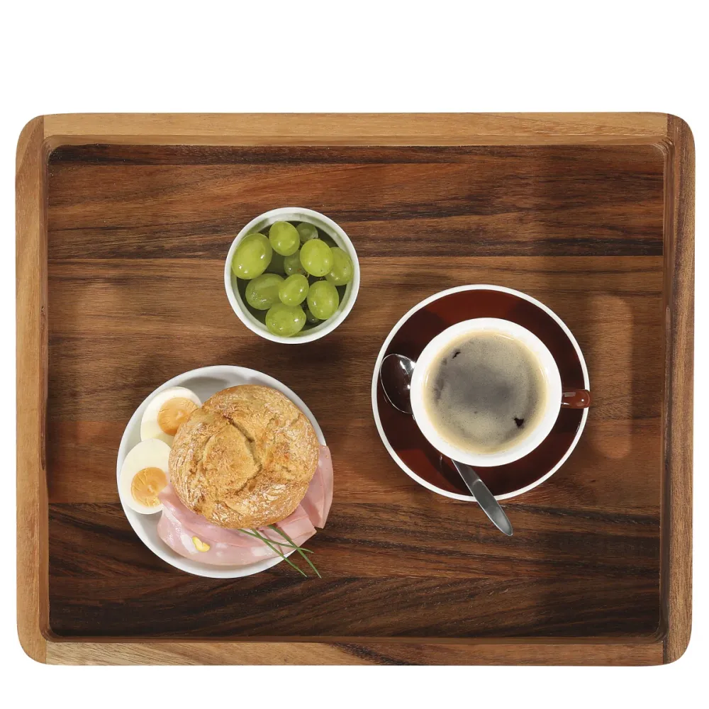 Zassenhaus Tablett Akazie, 52 x 43 x 6 cm Tray acacia, 52 x 43 x 6 cm Plateau acacia, 52 x 43 x 6 cm