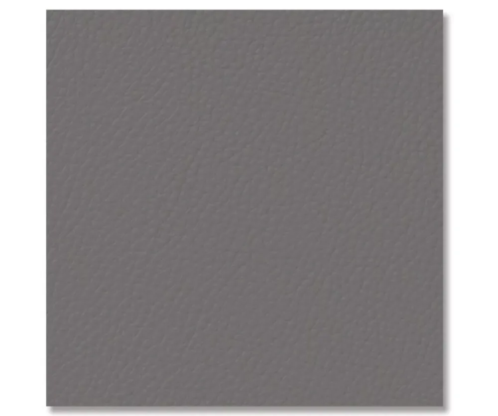 Placemat Ovaal Lederlook Grijs ZicZac