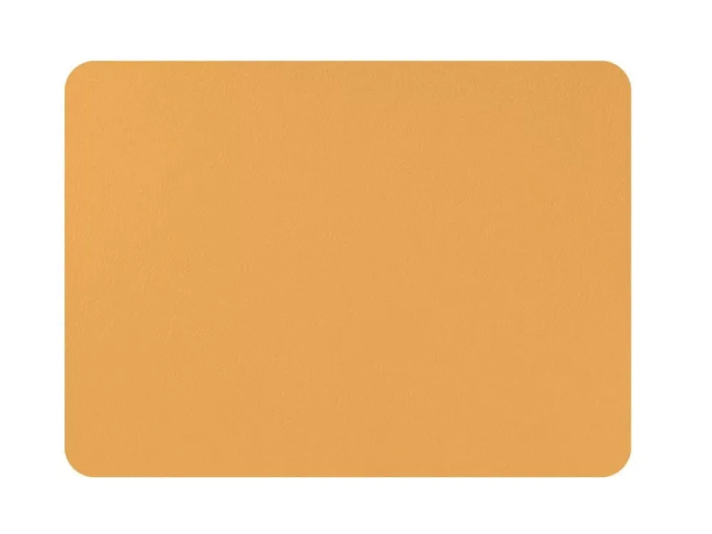 Placemat Rechthoekig Lederlook Camel ZicZac
