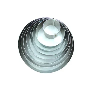 -Aros de Acero Inoxidable de Varias medidas de diametro BKRY- ZONA CHEF