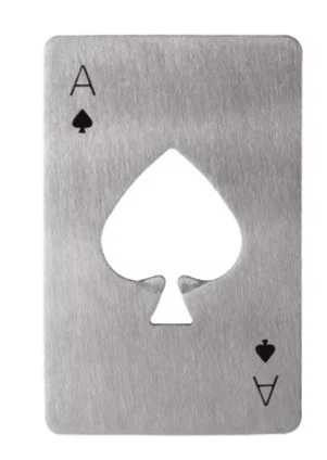 Destapador Poker Metalico OZ ZONA CHEF