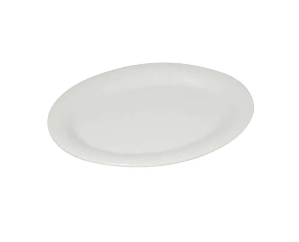 -Linea Diamante Melamina Plato Ovalado de diferentes medidas- ZONA CHEF