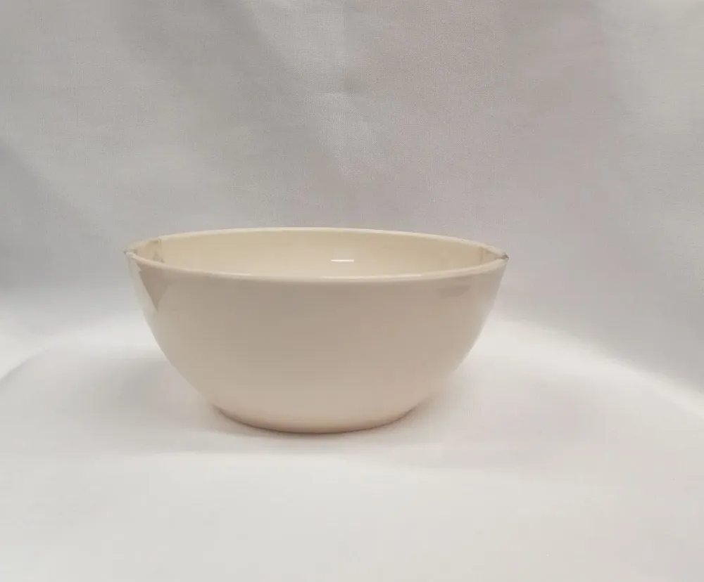 Plato Cerealero Chico Policarbonato de 14.0 cm / 400 ml Blanco Caja Con 84 Piezas ZONA CHEF