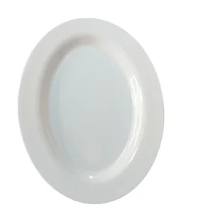 Plato oval #12 melamina blanca Tas ZONA CHEF