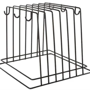 Rack porta tabla metalico color negro CCS ZONA CHEF