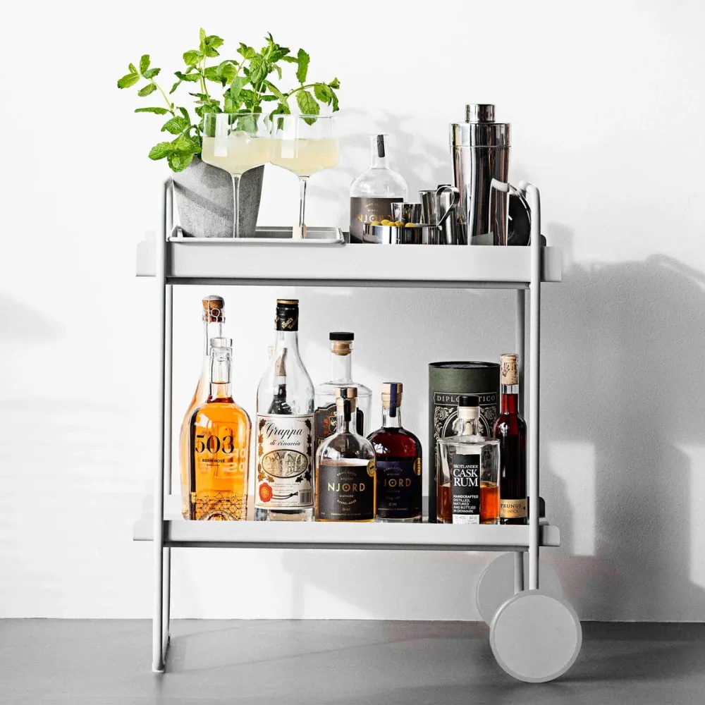 Zone Cocktail trolley -Cocktail Trolley Black