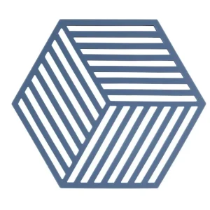 Zone potonderzetter Hexagon denim