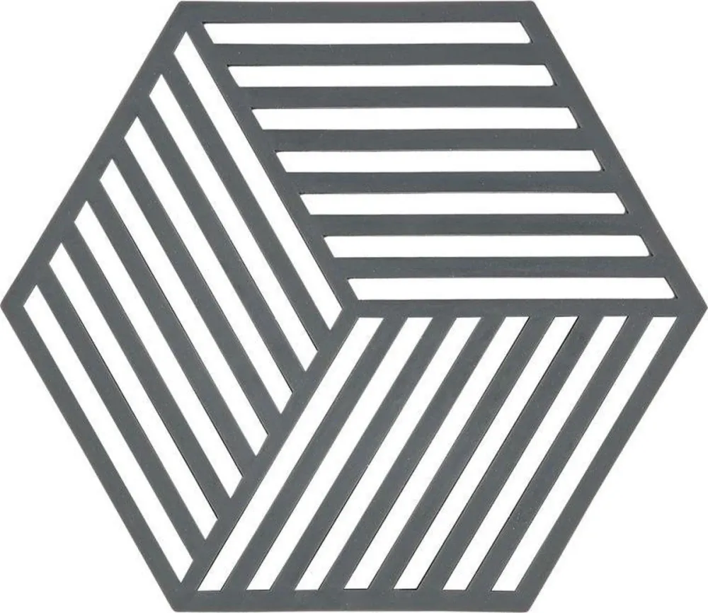Zone potonderzetter Hexagon grey