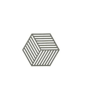 Zone potonderzetter Hexagon olive taupe