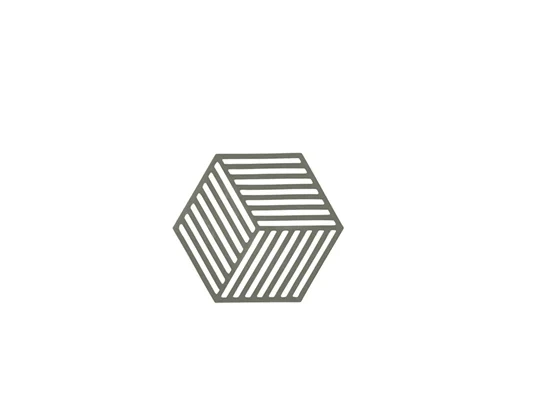 Zone potonderzetter Hexagon olive taupe