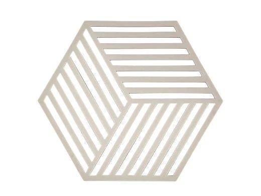 Zone potonderzetter Hexagon warm grey