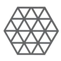 Zone potonderzetter Triangles cool grey