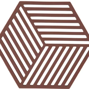 Zone Trivet Hexagon Burgundy