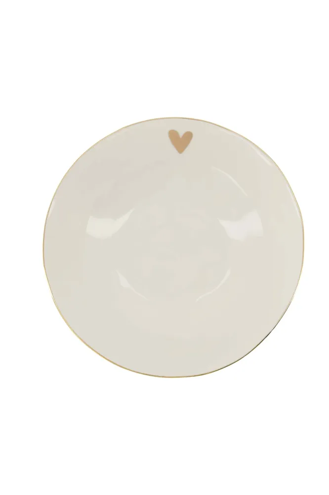 Zusss Bord met goudkleurig hartje - diverse / -50% Klein
