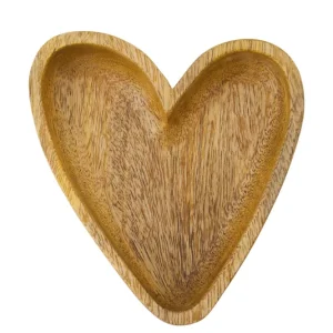Zusss Serveerkom hout hartvorm