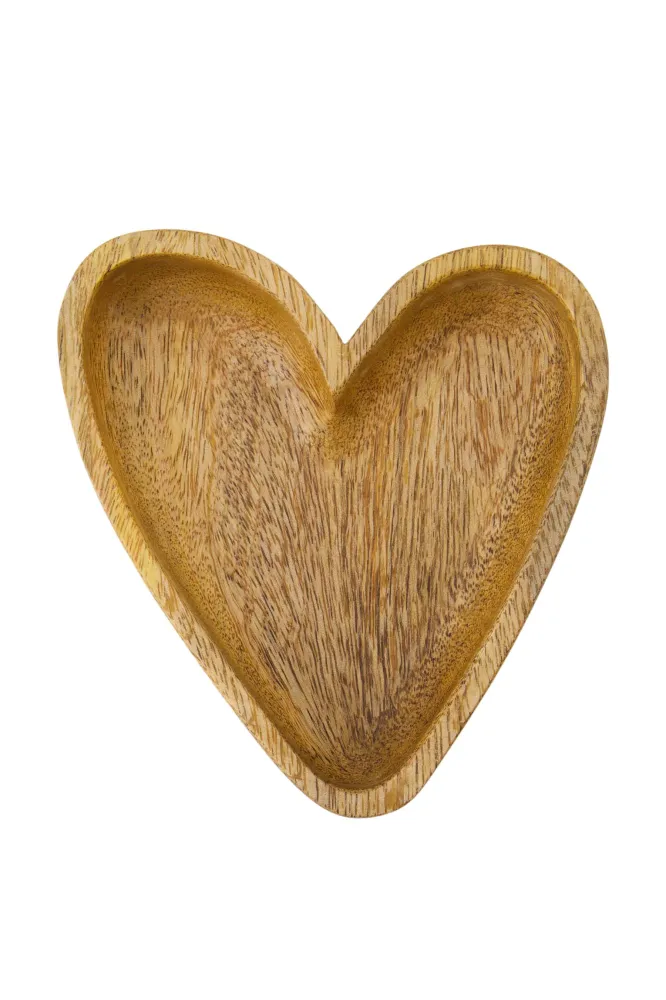Zusss Serveerkom hout hartvorm