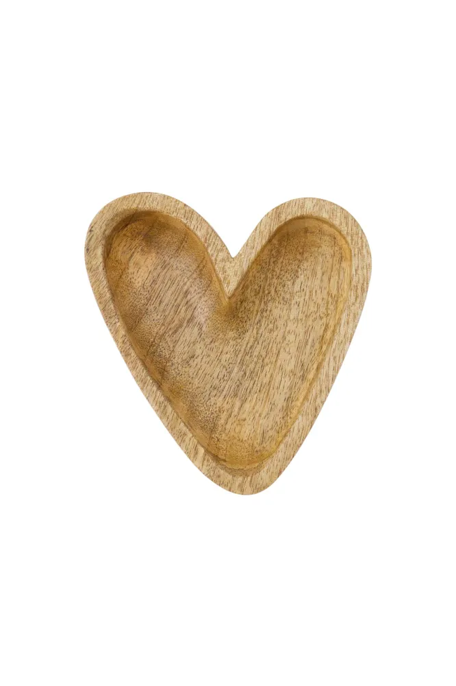 Zusss Serveerkom hout hartvorm