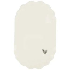 Zusss Stylingbord zilverkleurig hartje