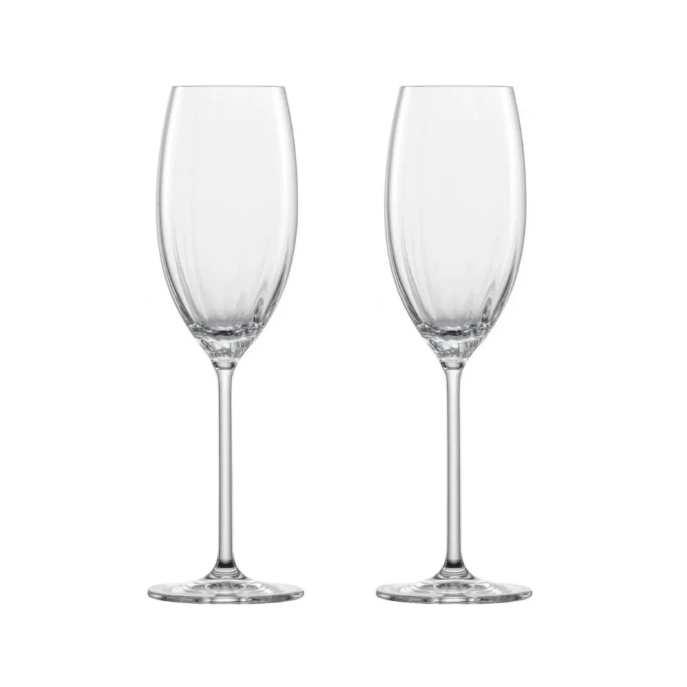 Zwiesel Glas Prizma Champagneglas met MP 77 - 0.288 Ltr - Geschenkverpakking 2 glazen