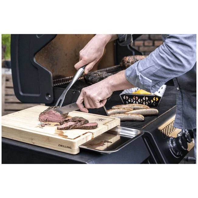 Zwilling BBQ Snijplank met rvs lade