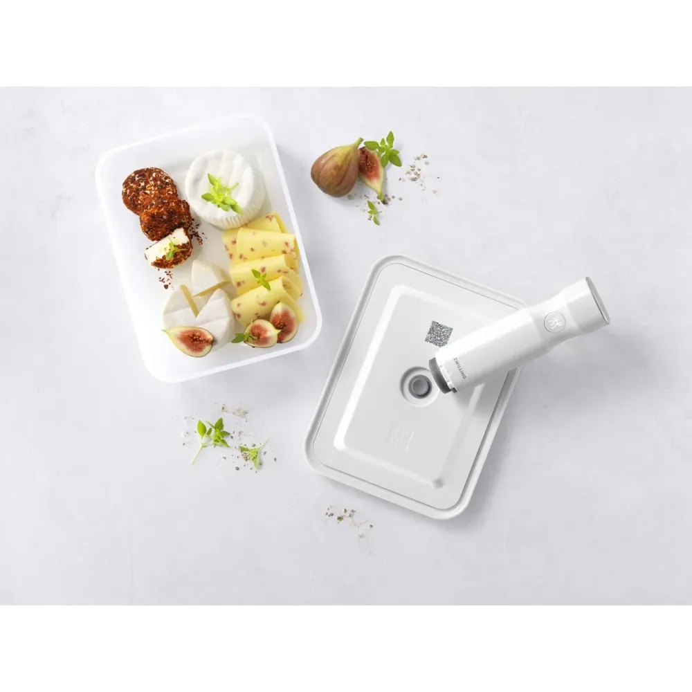 Zwilling Fresh & Save Vacuüm lunchbox L, flat, semi transparant