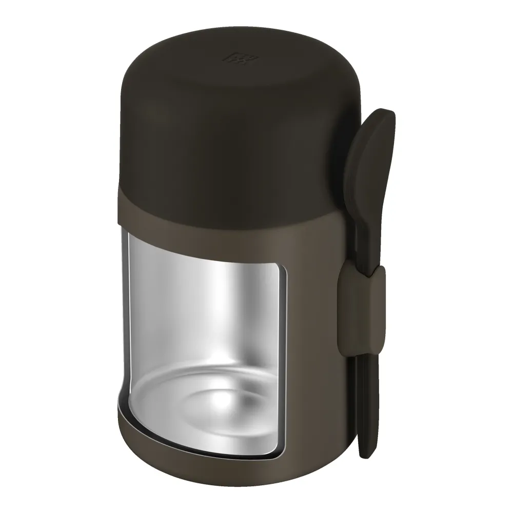 Zwilling Thermo+ Isoleerfles voor maaltijd 600 ml - chocolate grey