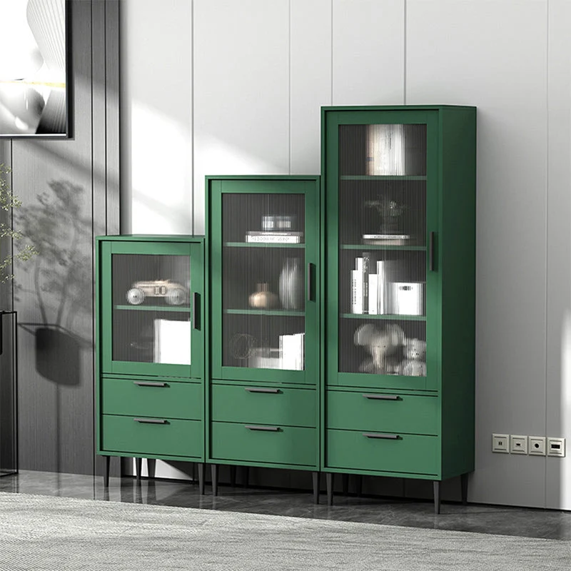 11.81" Sprei Wooden Accent Cabinet 1 Door Modern Side Cabinet 2 Drawers 20l