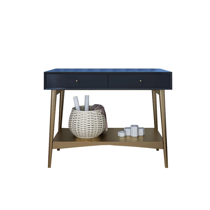 17.71" Spacieux Makeup Counter Mirror Vanity Tables 2 Storage Drawers 24l