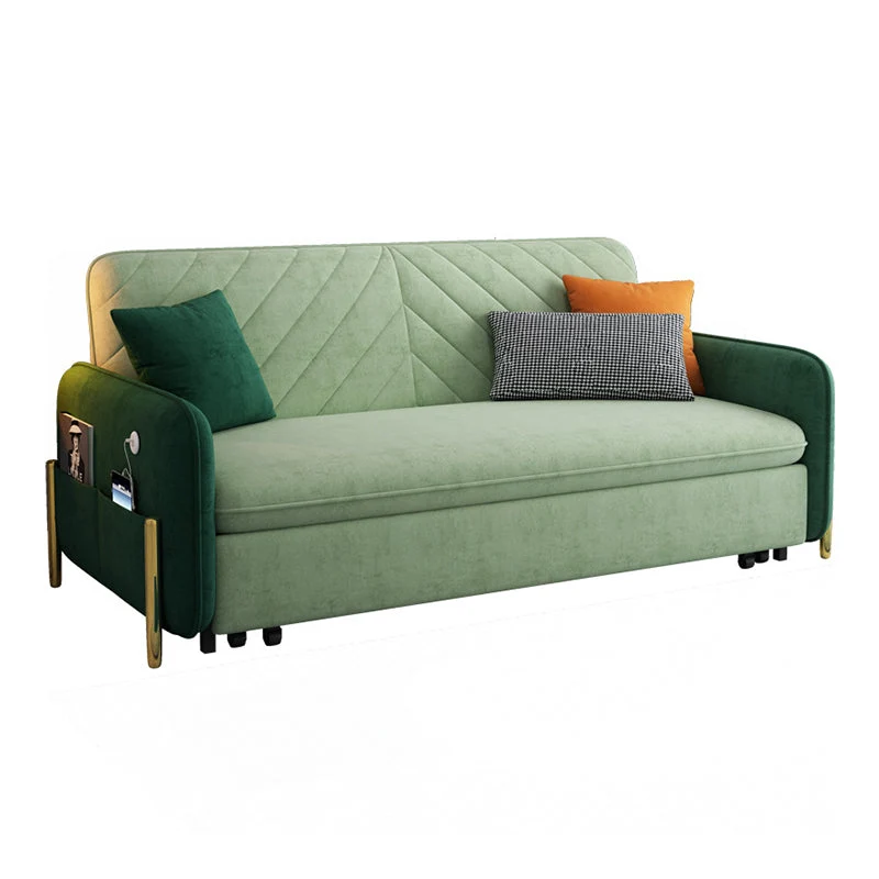 2/3-Seater Modern Sofa Appelgroen Square Arm Sofa Bed Storage 47l