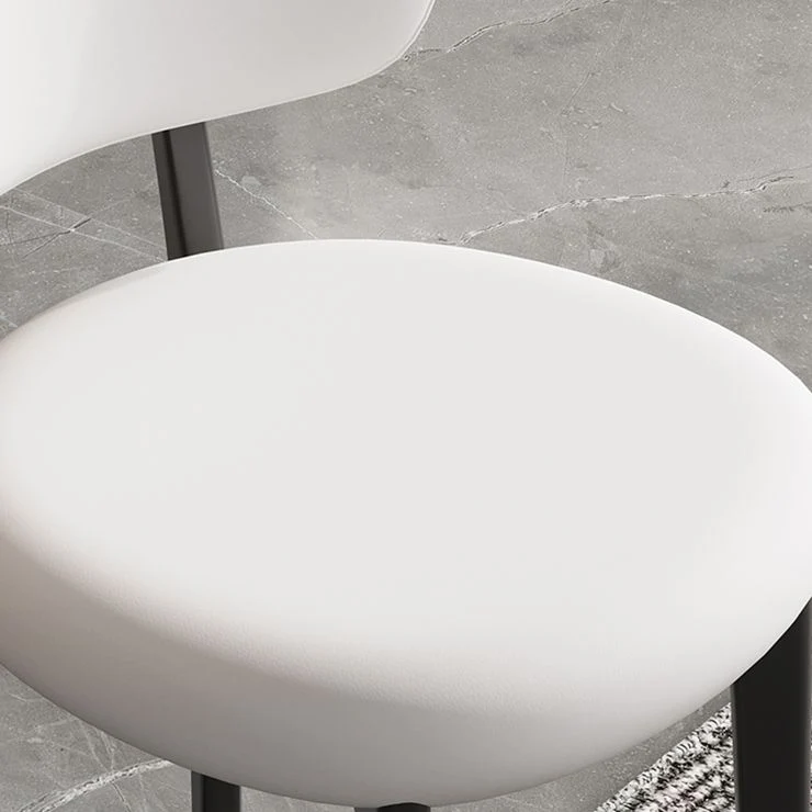Actueel Simple Side Chair Upholstered Kitchen Dining Chairs Wooden Base