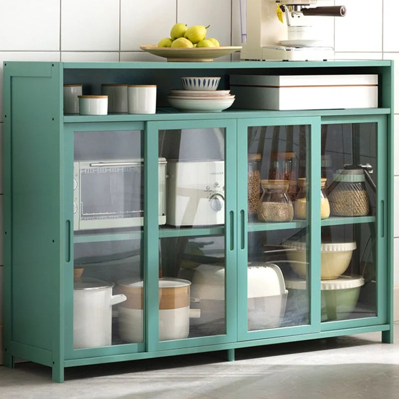 Actueel Sliding Doors Dining Server Wood Sideboard Open Storage 34l
