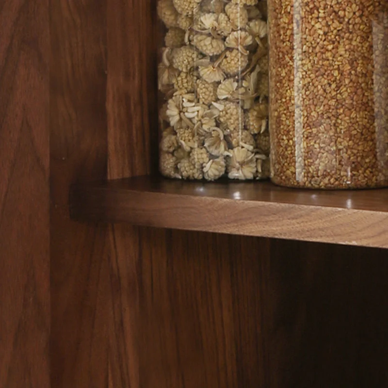Actueel Solid Wood Glass Doors Sideboard Cabinet Cabinets and Drawers 31l